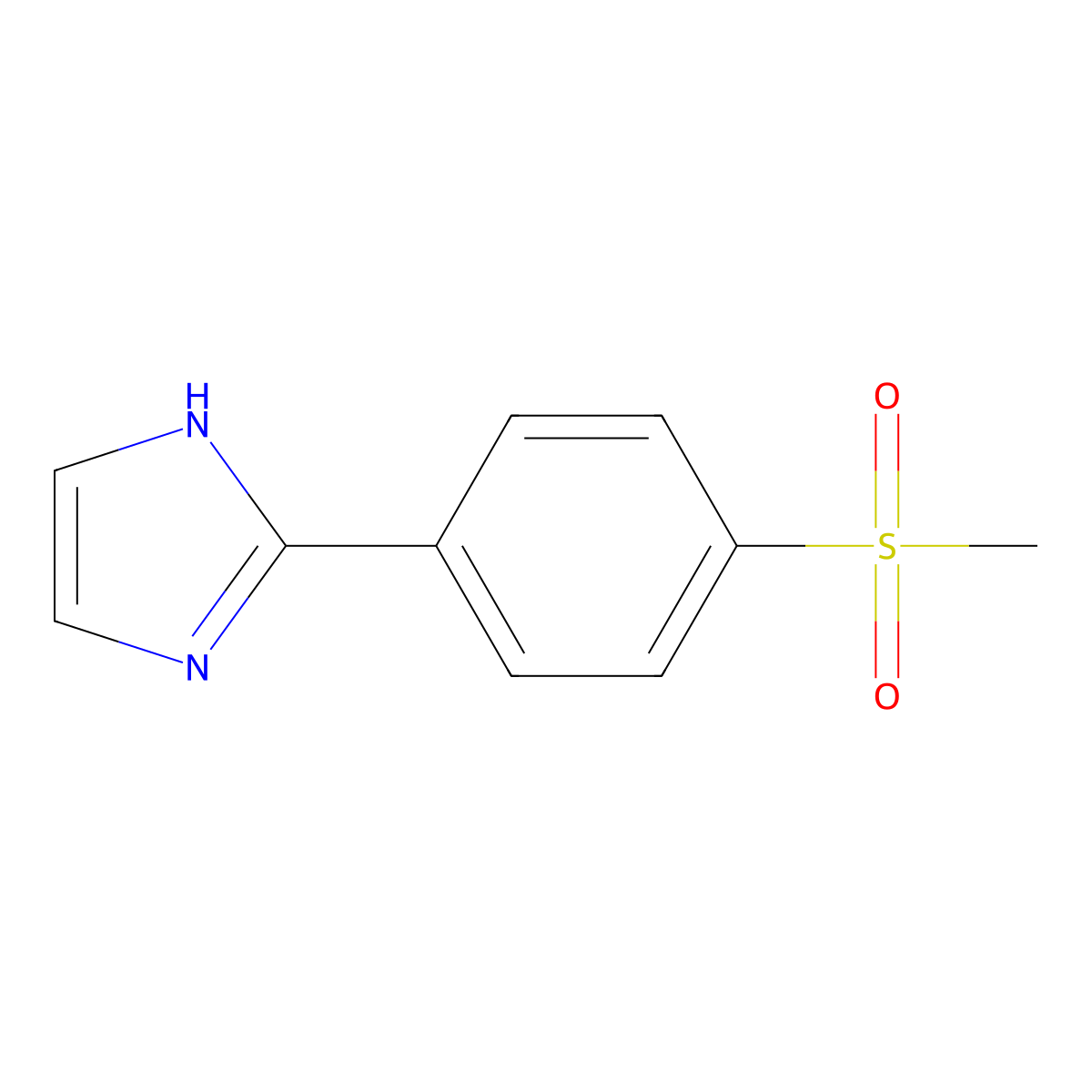 2-[4-(Methylsulfonyl)phenyl]imidazole molecular structure, CAS 1313518-10-3