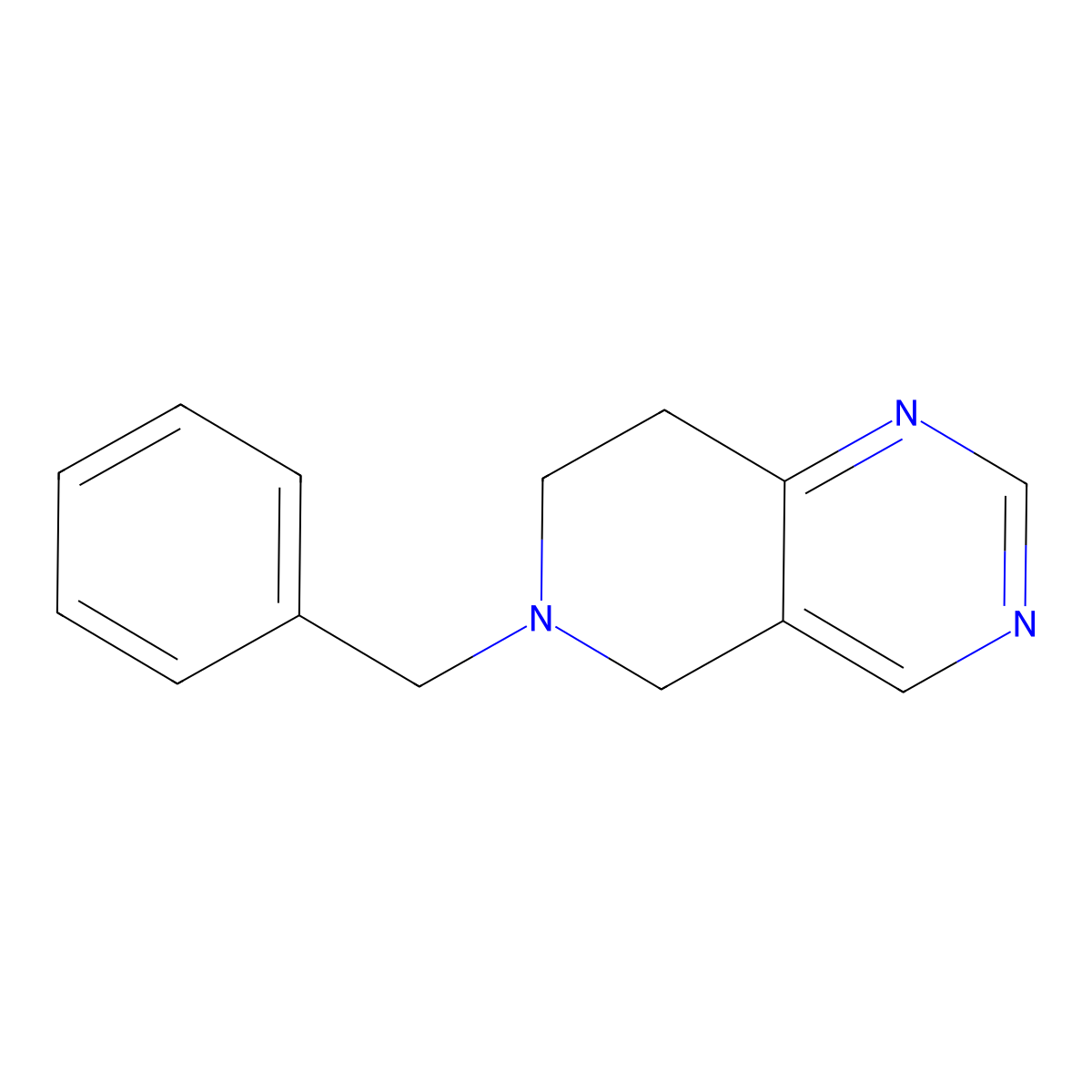 6-Benzyl-5,6,7,8-tetrahydropyrido[4,3-d]pyrimidine molecular structure, CAS 1313712-15-0