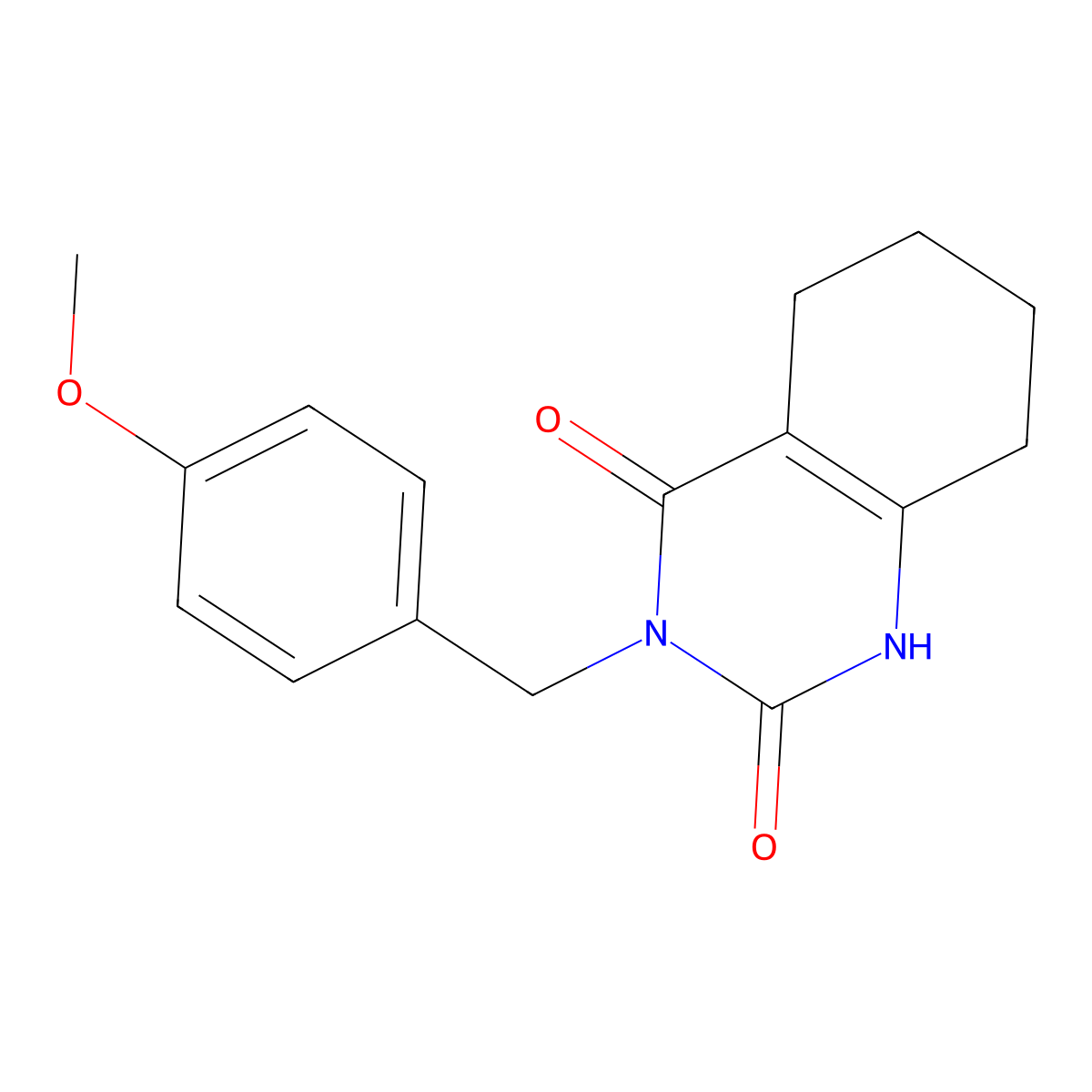 3-(4-Methoxy-benzyl)-5,6,7,8-tetrahydro-1H-quinazoline-2,4-dione molecular structure, CAS 1313712-33-2