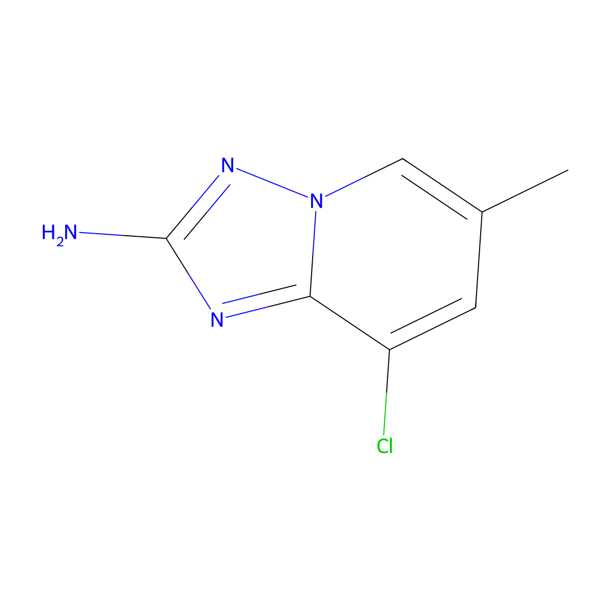 8-Chloro-6-methyl-[1,2,4]triazolo[1,5-a]pyridin-2-amine molecular structure, CAS 1313712-48-9