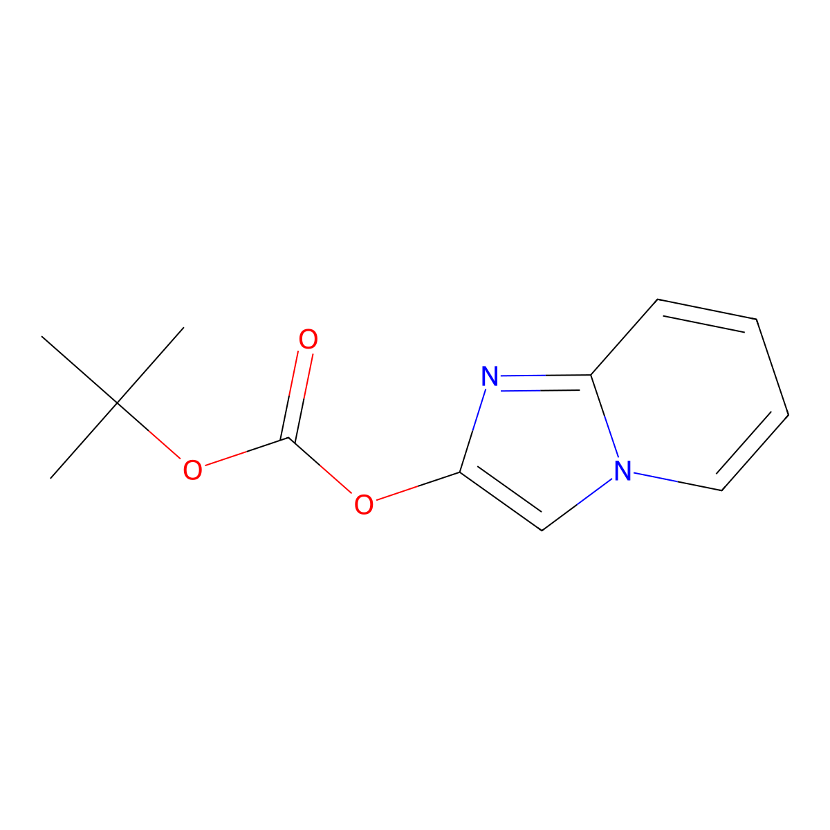 tert-Butyl imidazo[1,2-a]pyridin-2-yl carbonate molecular structure, CAS 1313712-58-1