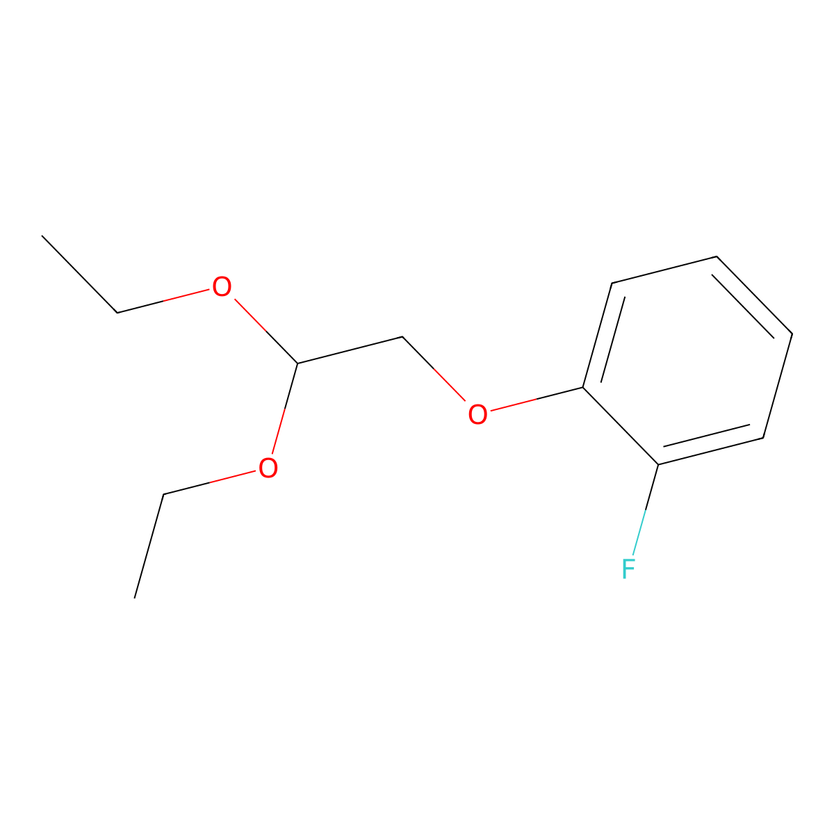 1-(2,2-Diethoxyethoxy)-2-fluorobenzene molecular structure, CAS 1313712-61-6