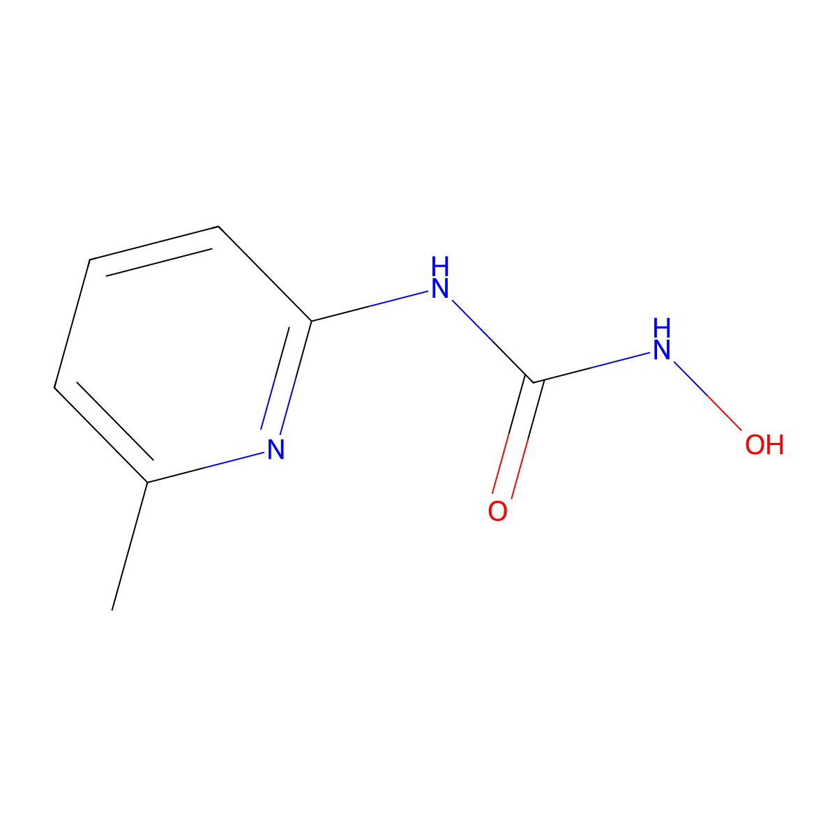 1-Hydroxy-3-(6-methylpyridin-2-yl)urea molecular structure, CAS 1313712-74-1