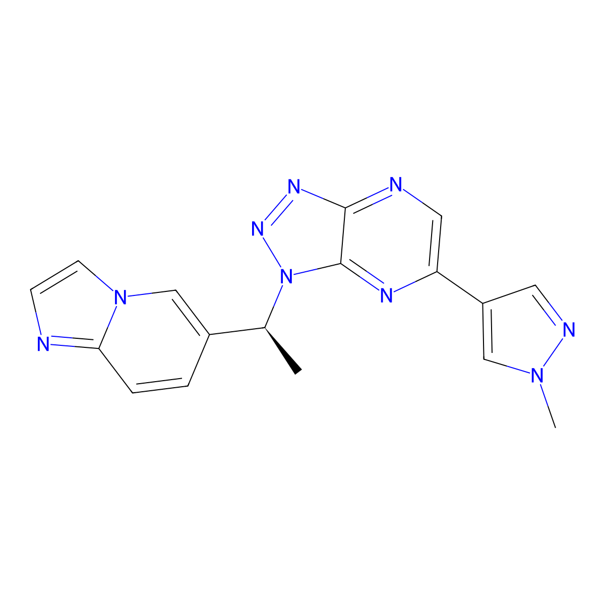 Savolitinib molecular structure, CAS 1313725-88-0