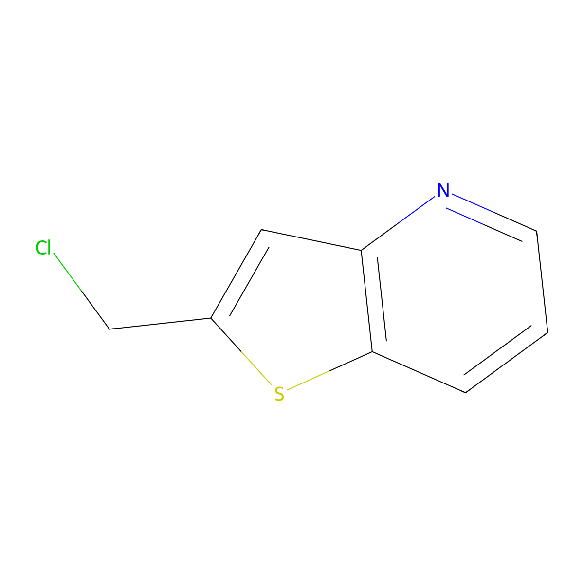 2-(Chloromethyl)thieno[3,2-b]pyridine molecular structure, CAS 1313725-97-1