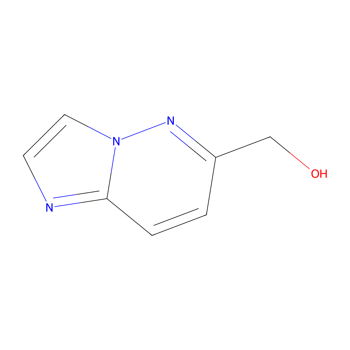 Imidazo[1,2-b]pyridazin-6-ylmethanol molecular structure, CAS 1313726-21-4