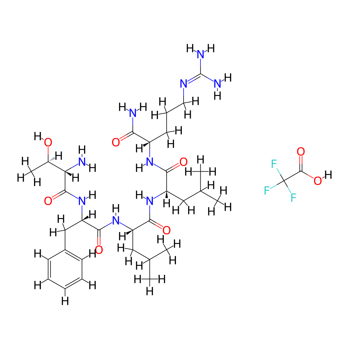 Tfllr-NH2(tfa) molecular structure, CAS 1313730-19-6