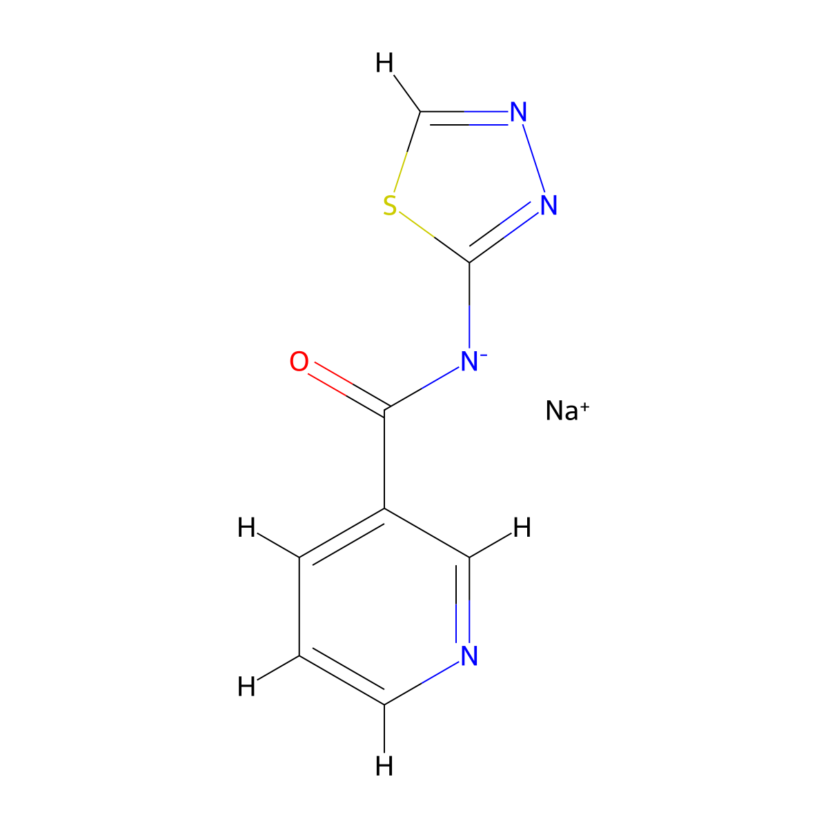 TGN-020 (sodium) molecular structure, CAS 1313731-99-5