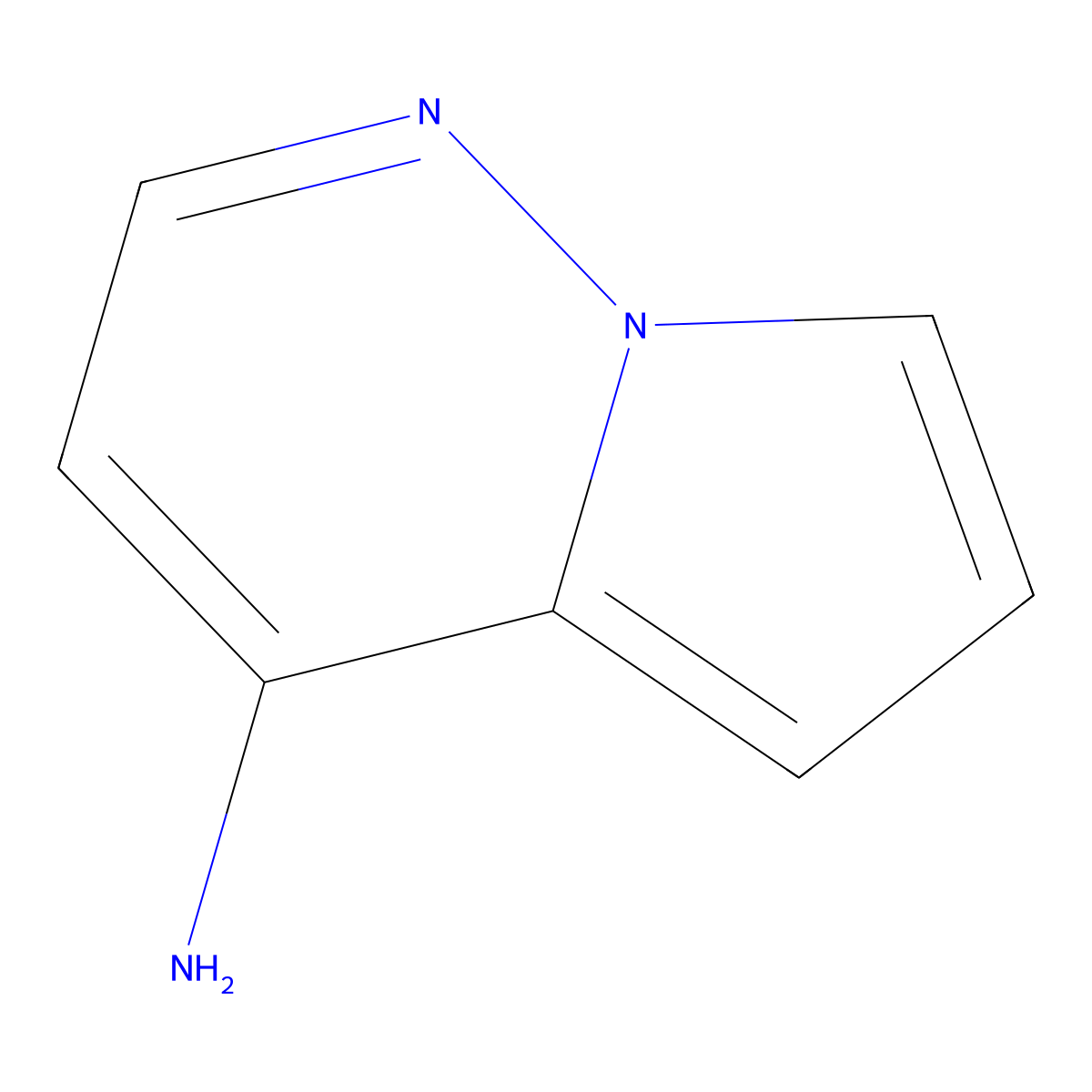 Pyrrolo[1,2-b]pyridazin-4-amine molecular structure, CAS 1313738-71-4
