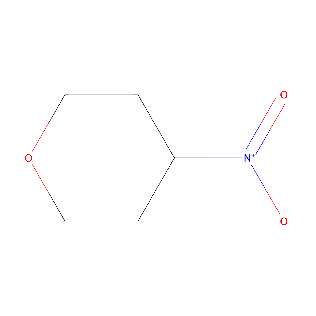 4-Nitrooxane molecular structure, CAS 1313738-95-2