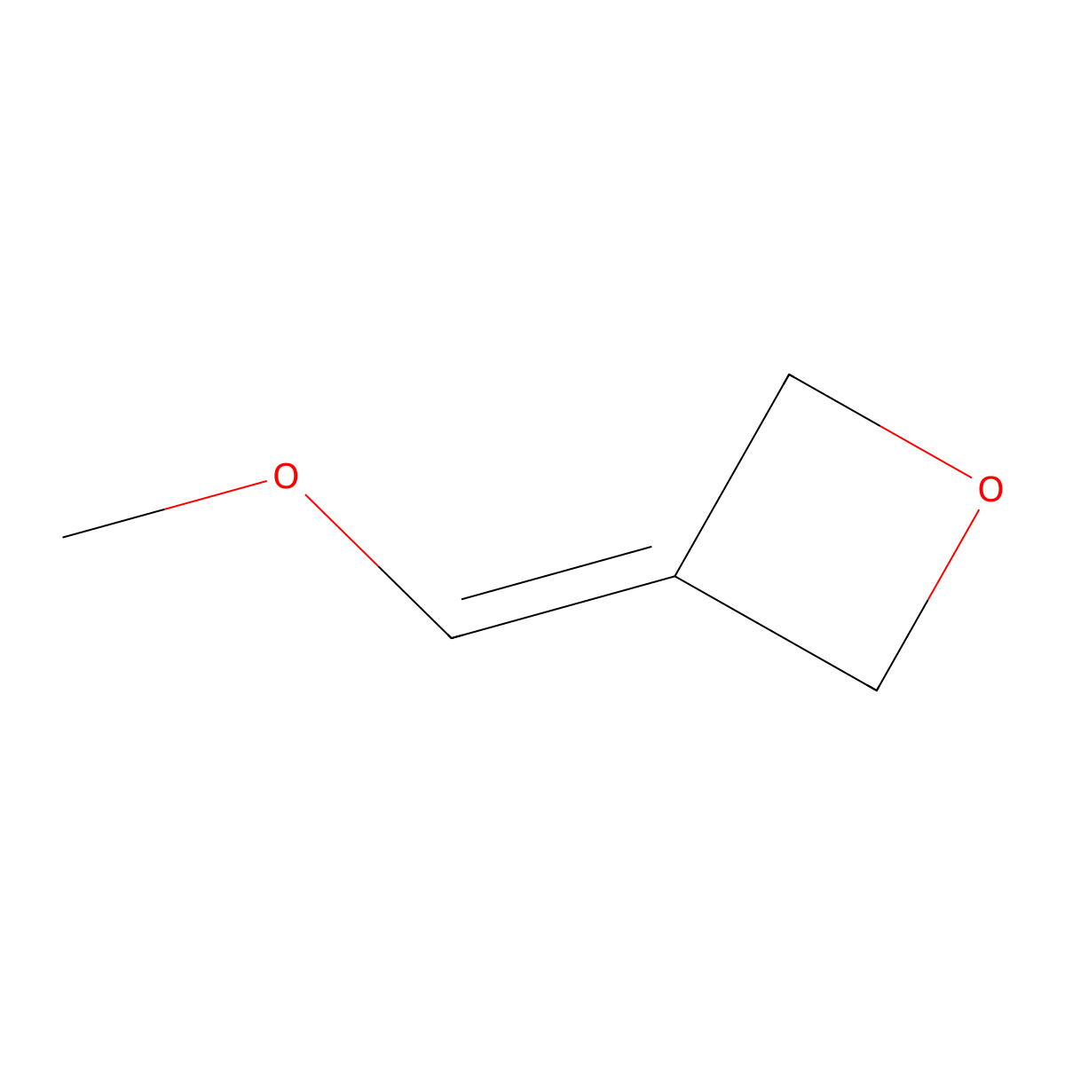 3-(Methoxymethylene)oxetane molecular structure, CAS 1313739-05-7