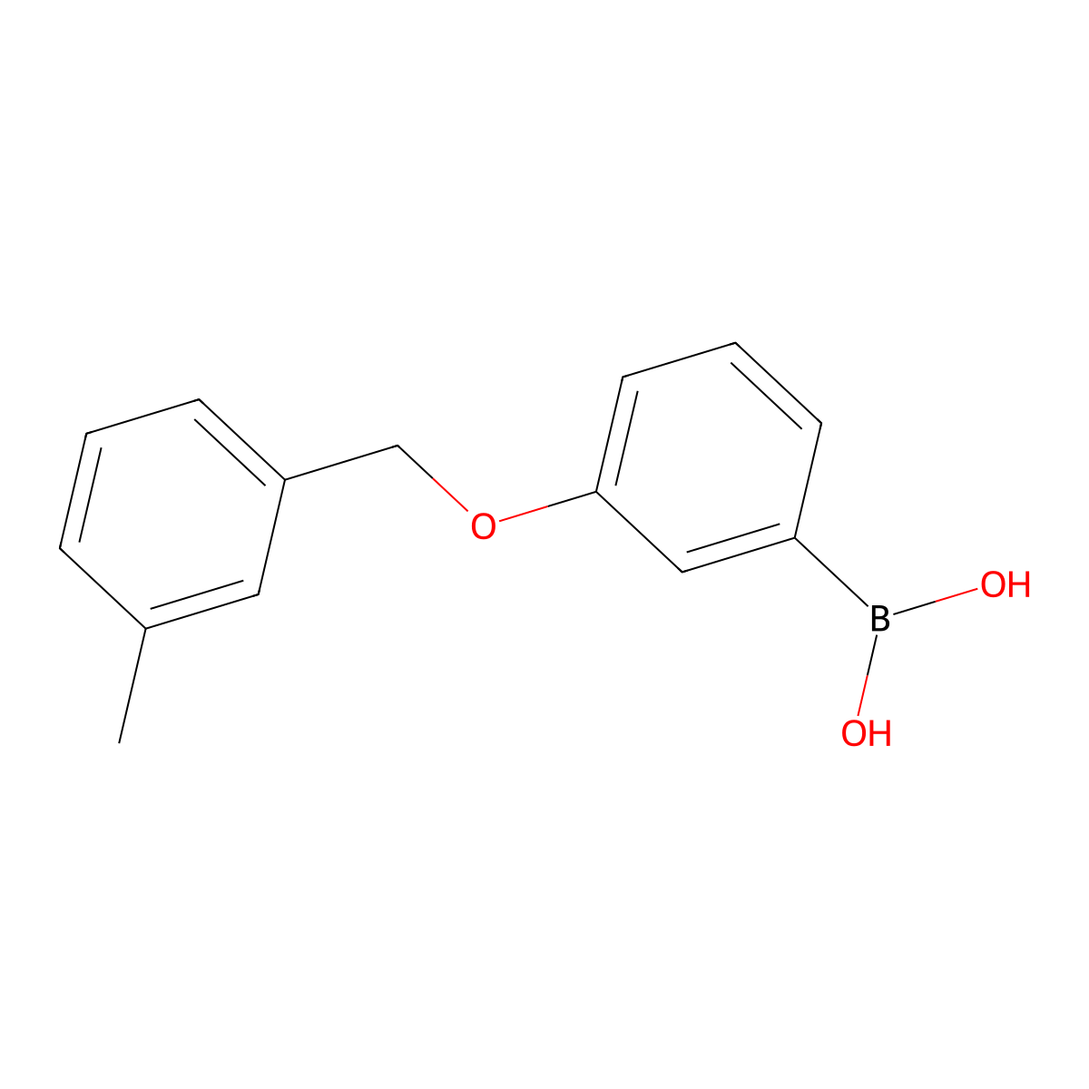 B-[3-[(3-Methylphenyl)methoxy]phenyl]boronic acid molecular structure, CAS 1313760-37-0