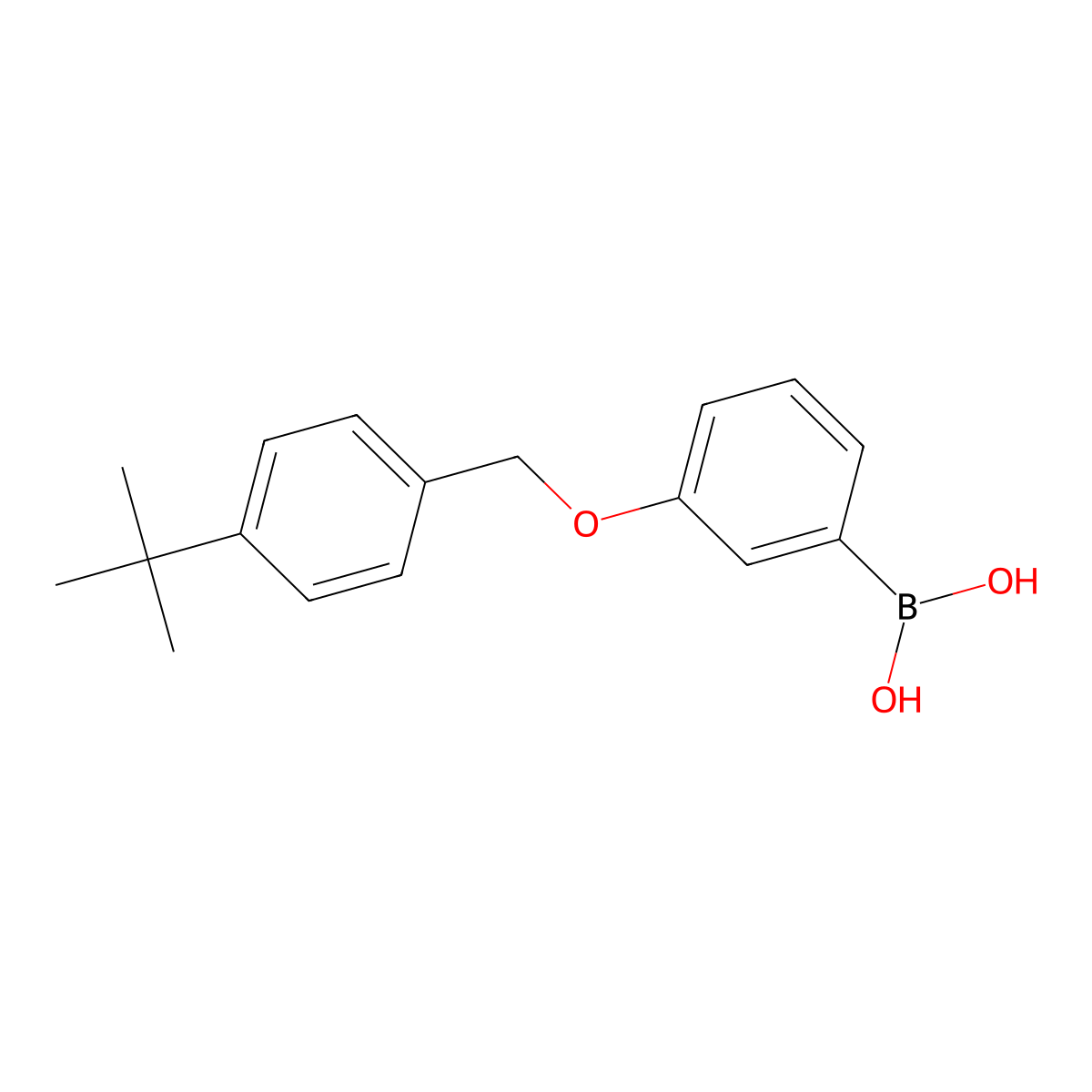 Boronic acid, B-[3-[[4-(1,1-dimethylethyl)phenyl]methoxy]phenyl]- molecular structure, CAS 1313760-38-1