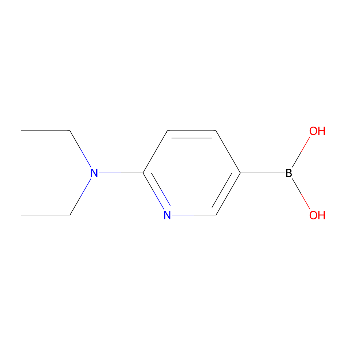 6-(Diethylamino)pyridine-3-boronic acid molecular structure, CAS 1313761-64-6