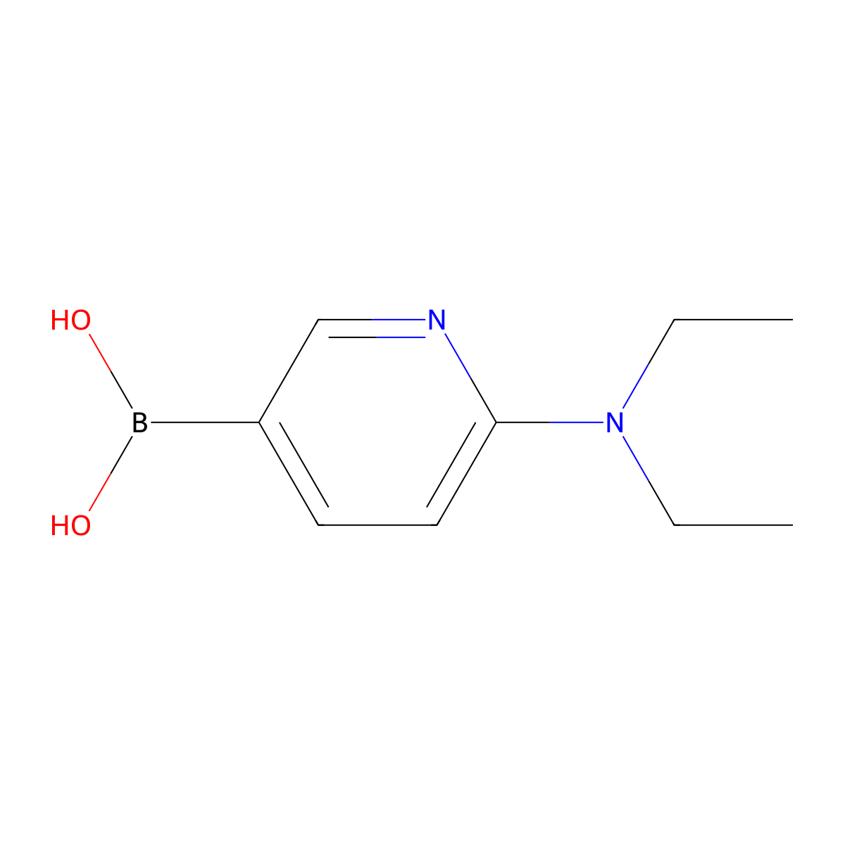 6-(Diethylamino)pyridine-3-boronic acid molecular structure, CAS 1313761-64-6