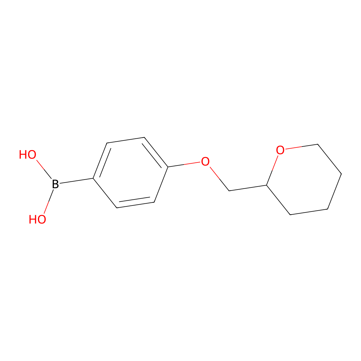 4-(Tetrahydro-2H-pyran-2-YL)methoxyphenylboronic acid molecular structure, CAS 1313761-97-5