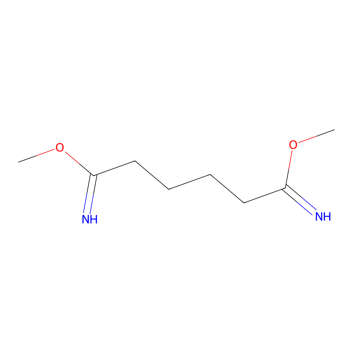 Dimethyl Adipimidate molecular structure, CAS 13139-70-3