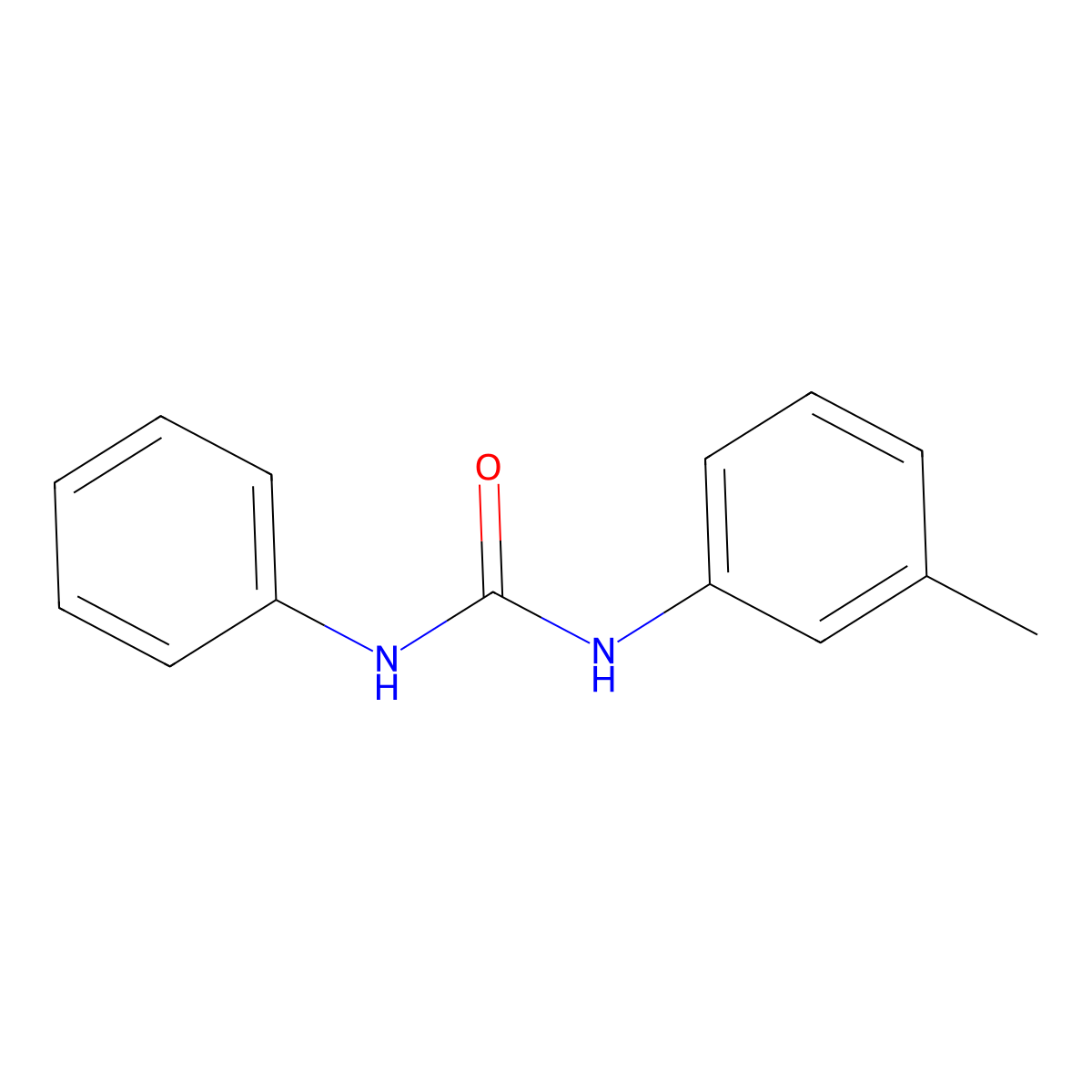 1-(3-Methylphenyl)-3-phenylurea molecular structure, CAS 13140-51-7