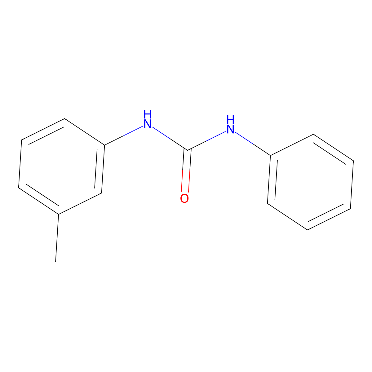 1-(3-Methylphenyl)-3-phenylurea molecular structure, CAS 13140-51-7