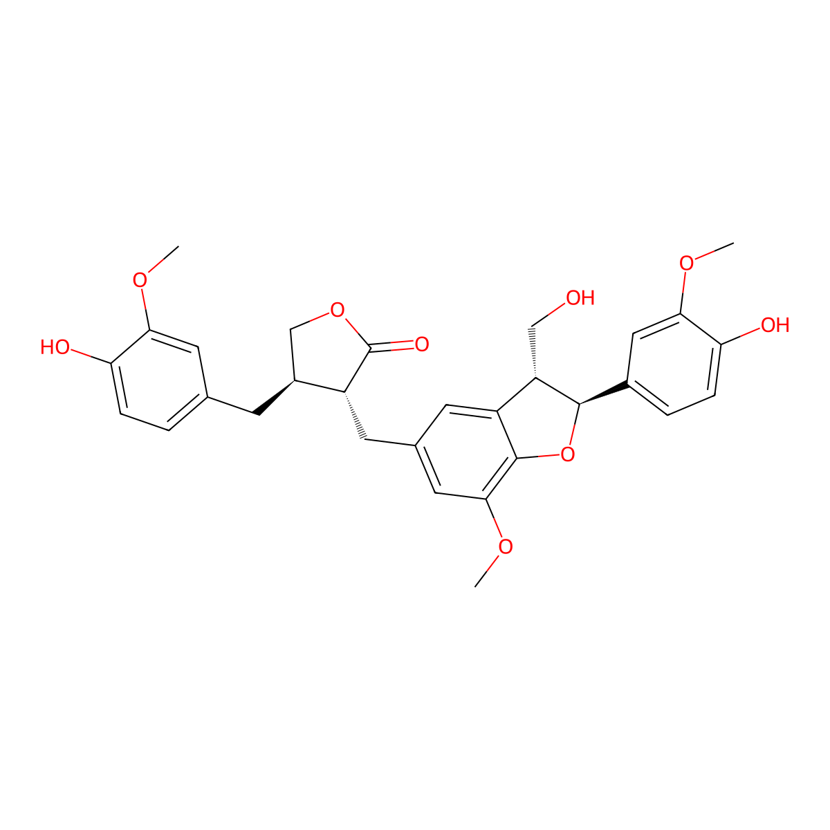 Isolappaol A molecular structure, CAS 131400-96-9