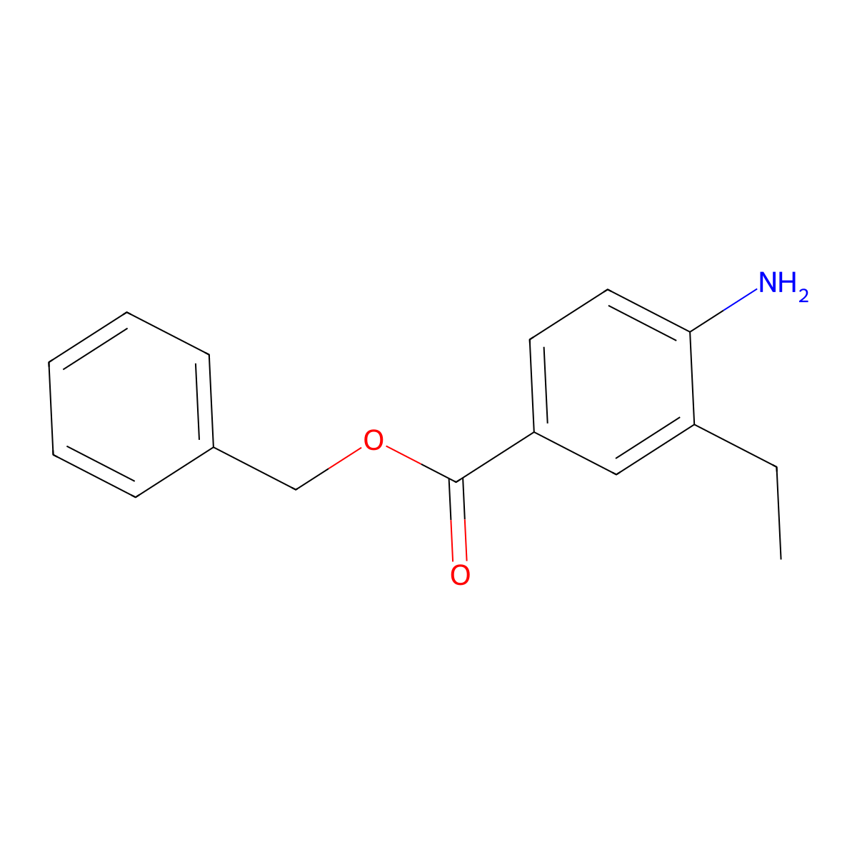 Benzyl 4-amino-3-ethylbenzoate molecular structure, CAS 1314003-64-9