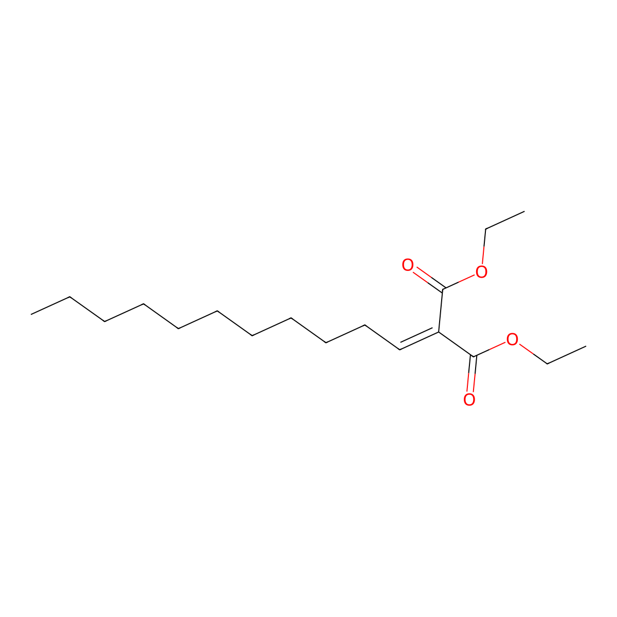 1,3-Diethyl 2-undecylidenepropanedioate molecular structure, CAS 1314006-44-4