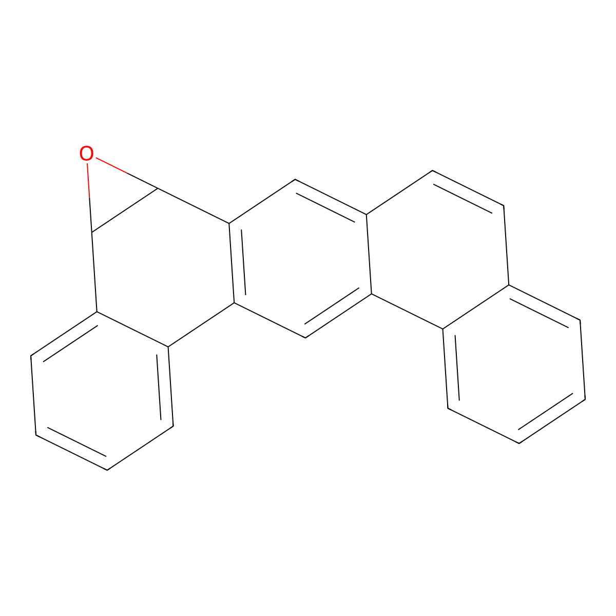 Dibenz(3,4:5,6)anthra(1,2-b)oxirene, 4b,5a-dihydro- molecular structure, CAS 131407-74-4