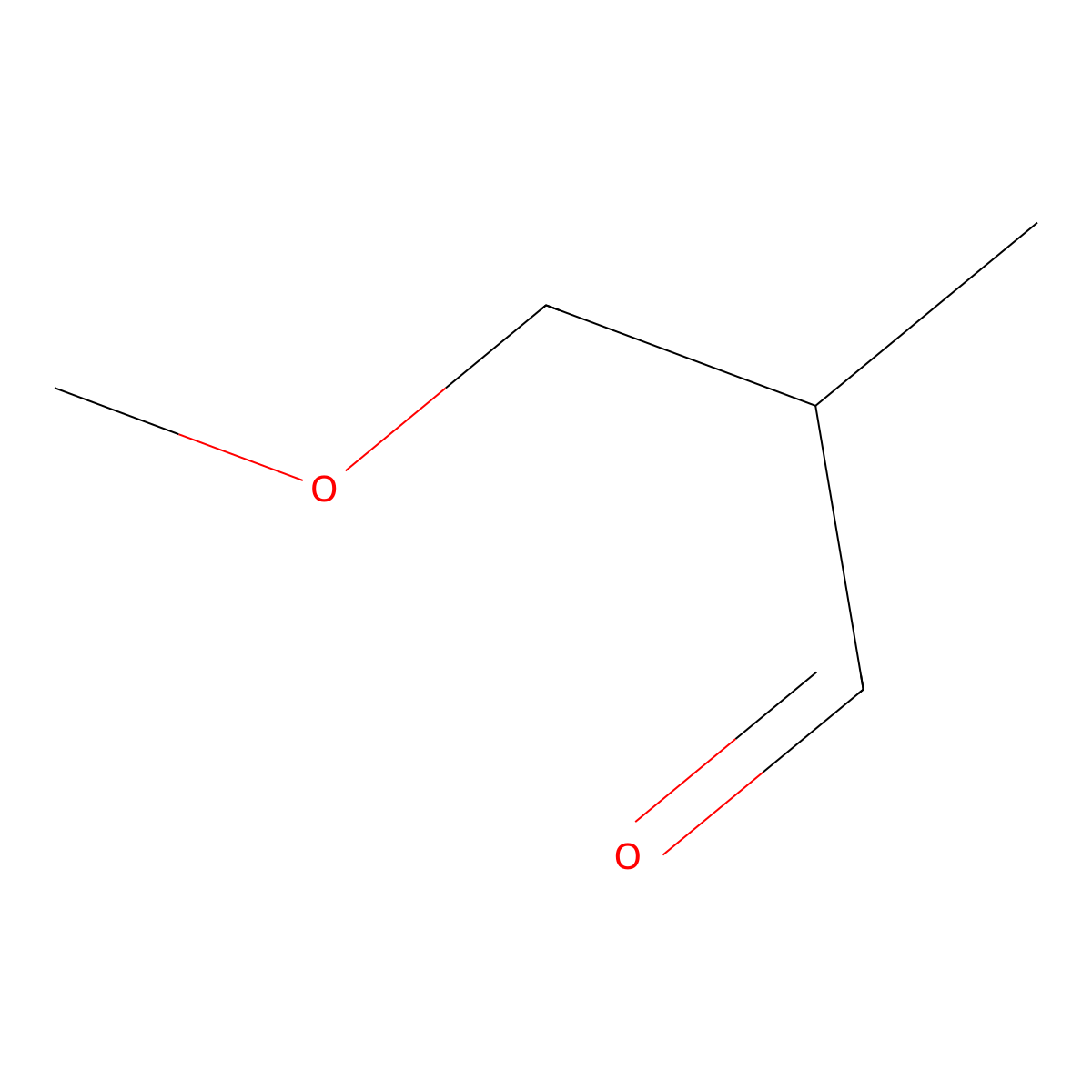 3-Methoxy-2-methylpropanal molecular structure, CAS 13141-08-7
