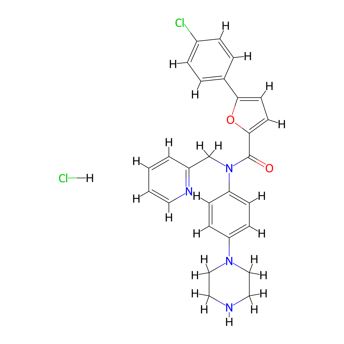 MK2-IN-1 hydrochloride molecular structure, CAS 1314118-94-9
