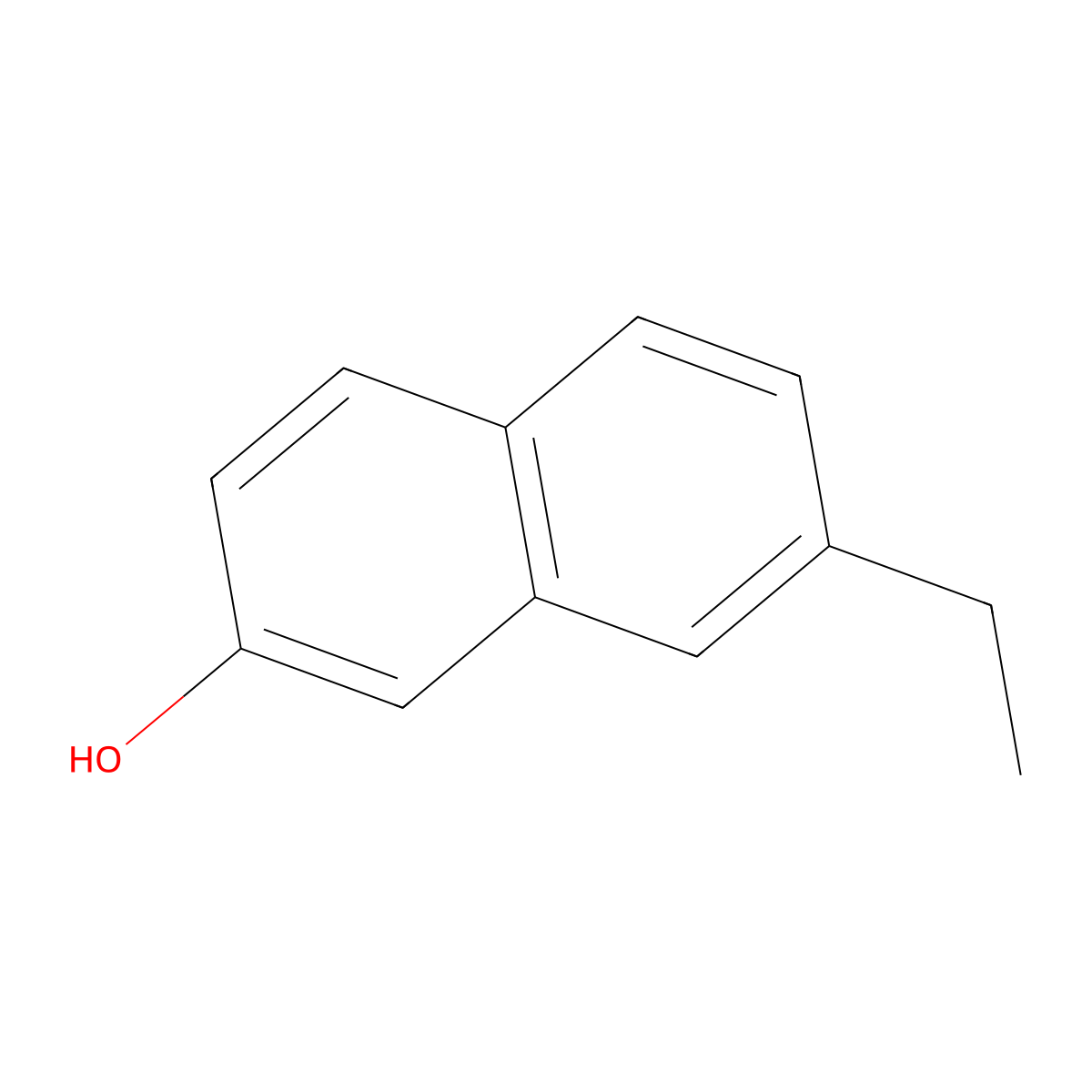 7-Ethyl-2-naphthalenol molecular structure, CAS 1314130-74-9