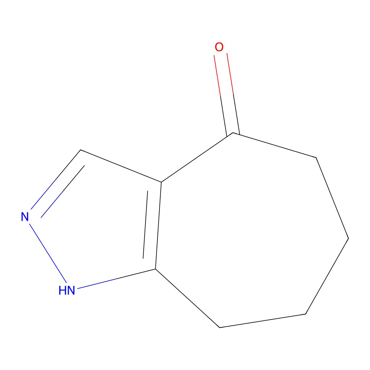 5,6,7,8-tetrahydrocyclohepta[c]pyrazol-4(1H)-one molecular structure, CAS 1314139-85-9