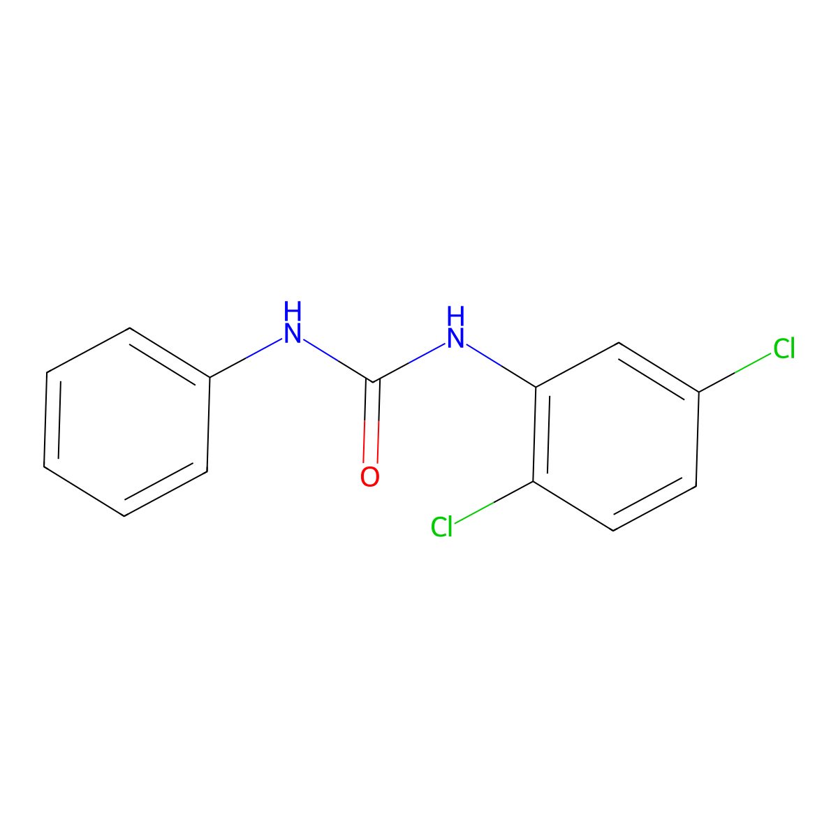 1-(2,5-Dichlorophenyl)-3-phenylurea molecular structure, CAS 13142-56-8