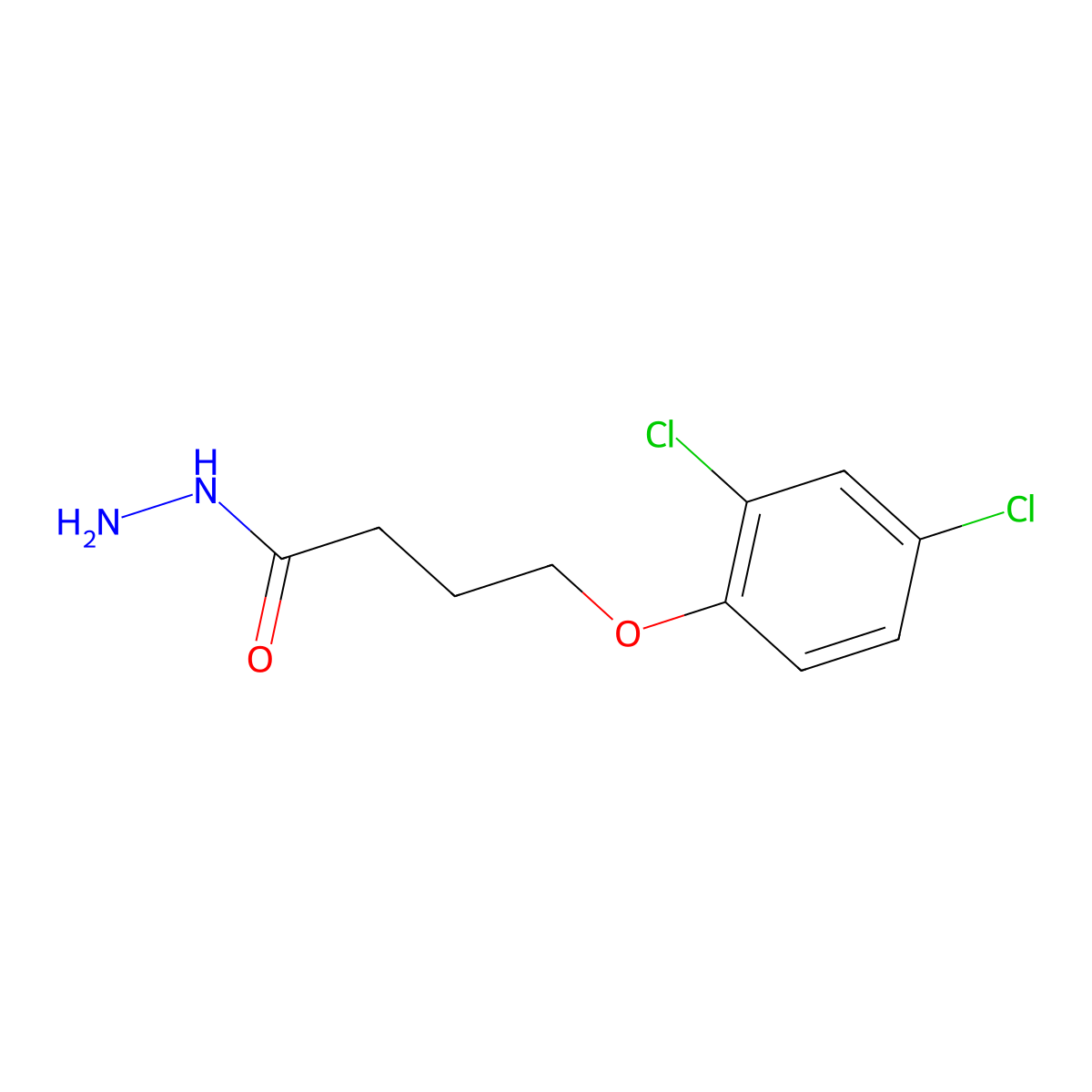 4-(2,4-Dichlorophenoxy)butanehydrazide molecular structure, CAS 131426-24-9
