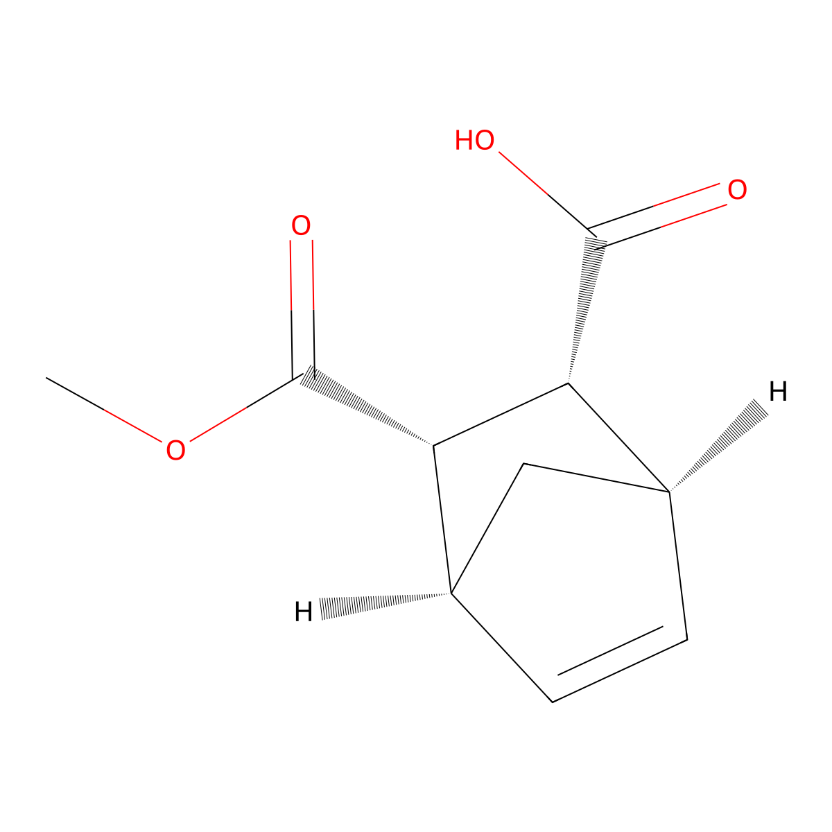 (1r,2r,3s,4s)-3-(Methoxycarbonyl)bicyclo[2.2.1]hept-5-ene-2-carboxylic acid molecular structure, CAS 131433-31-3