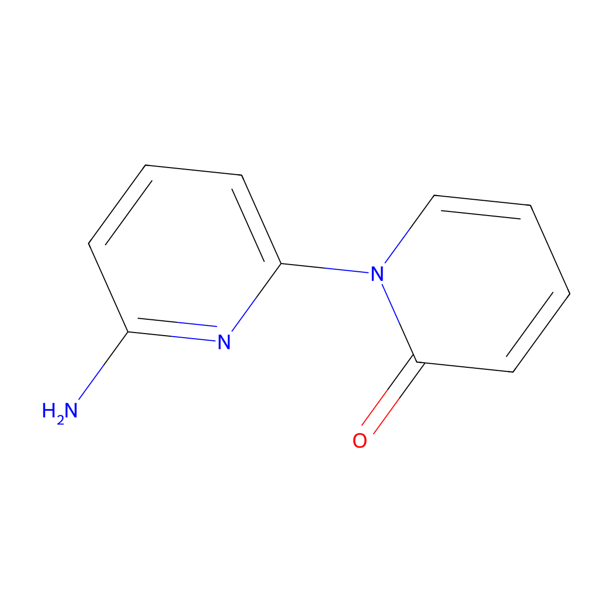 2-Amino-6-(1H-pyridin-2-one)pyridine molecular structure, CAS 1314353-61-1