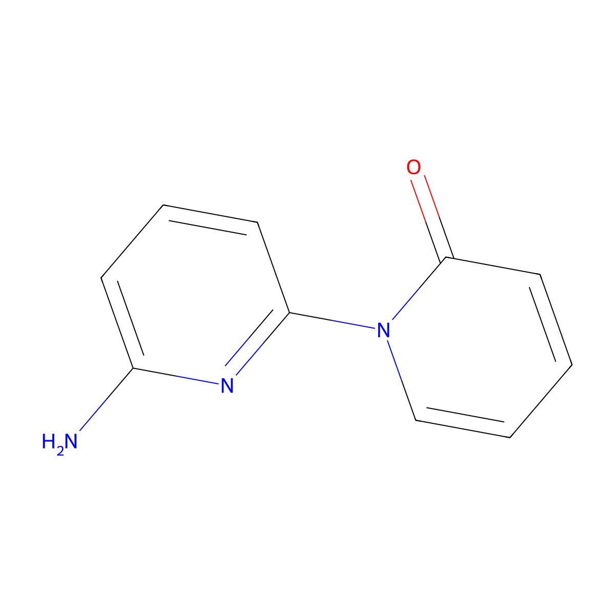 2-Amino-6-(1H-pyridin-2-one)pyridine molecular structure, CAS 1314353-61-1