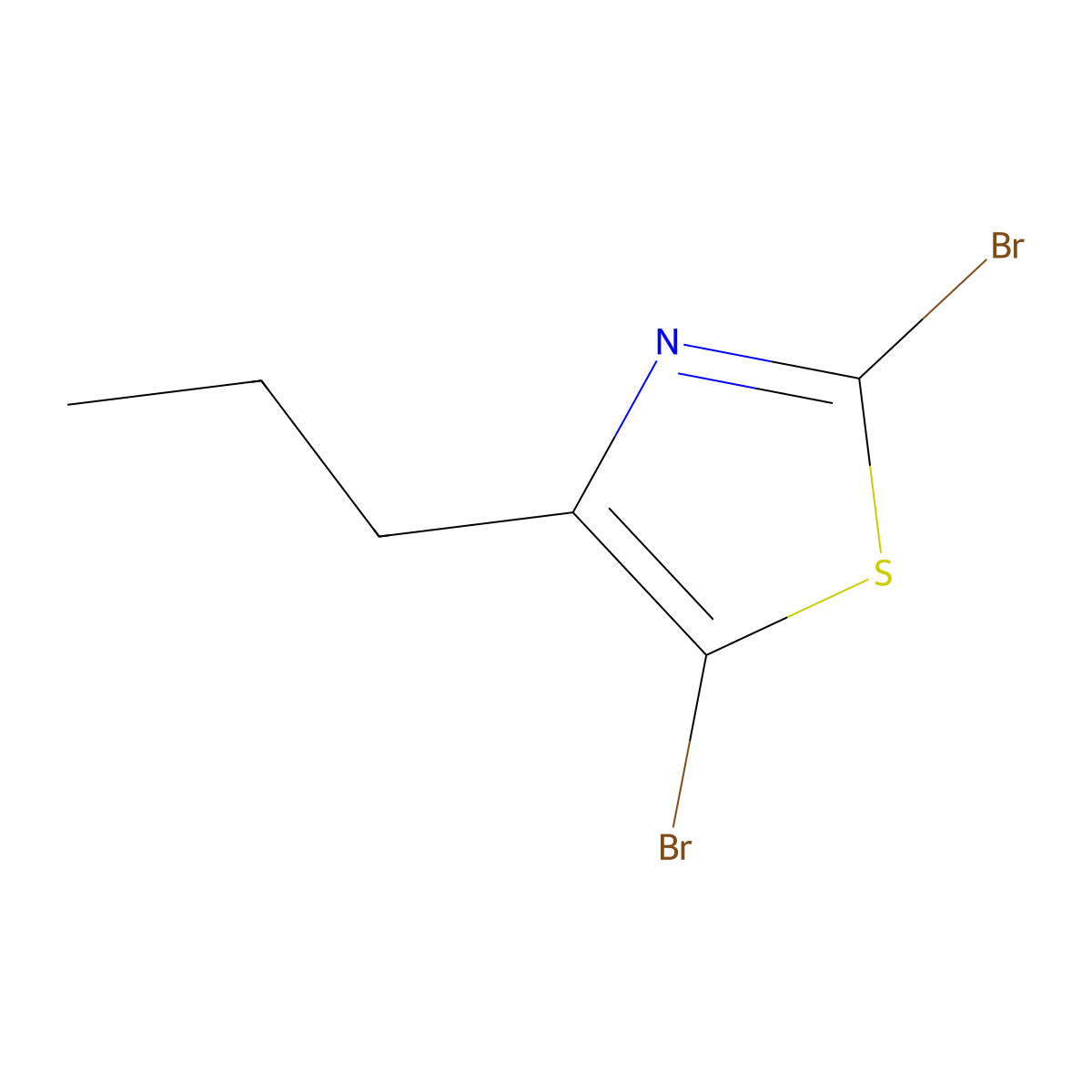 2,5-Dibromo-4-(n-propyl)thiazole molecular structure, CAS 1314353-81-5