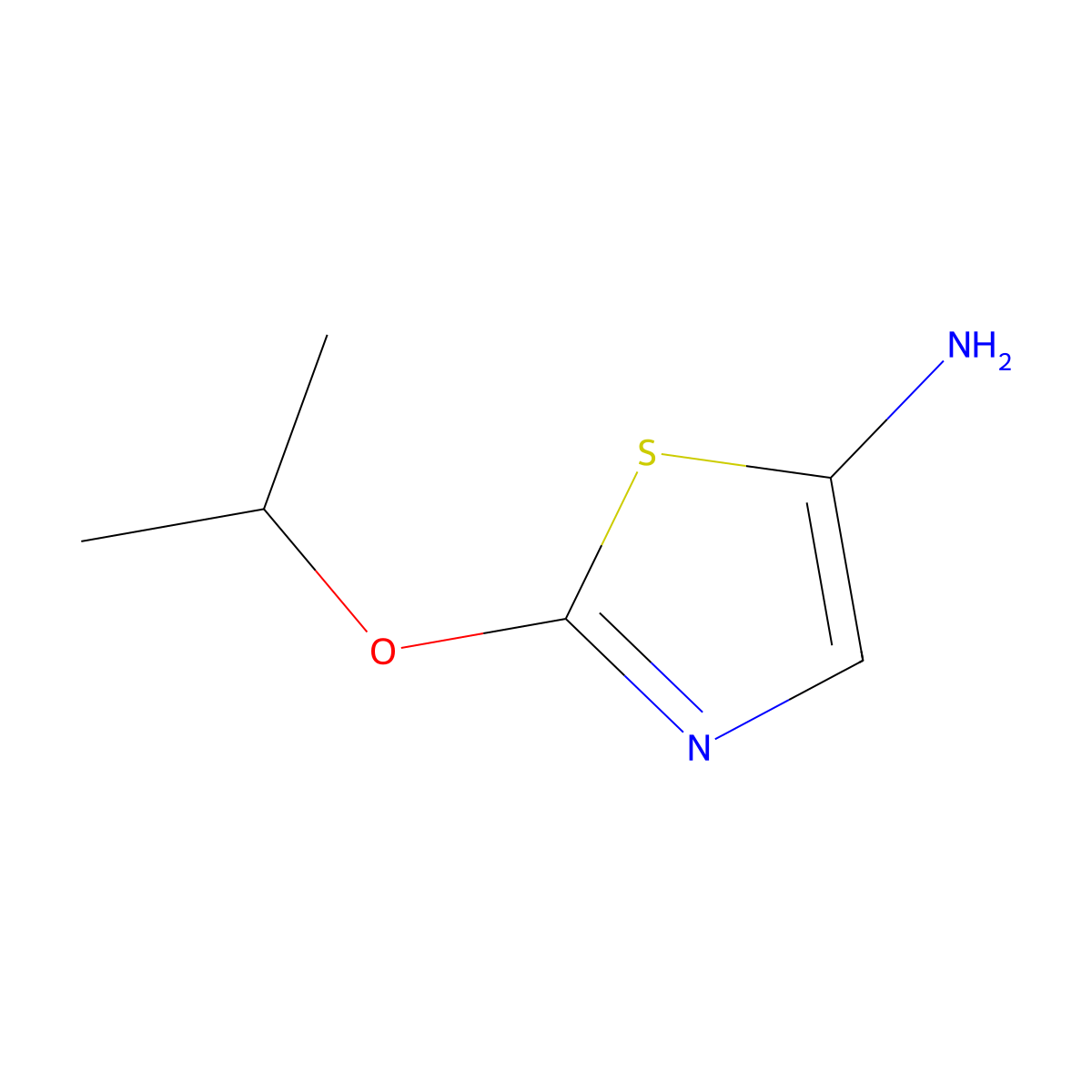 5-Amino-2-(iso-propoxy)thiazole molecular structure, CAS 1314354-23-8