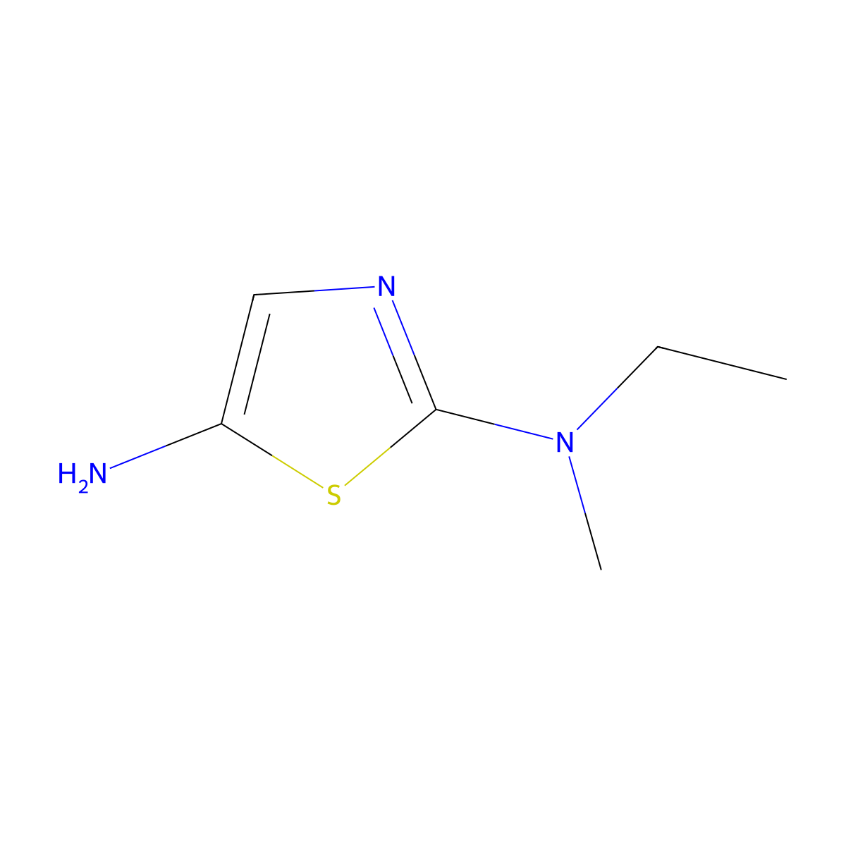 N2-Ethyl-N2-methylthiazole-2,5-diamine molecular structure, CAS 1314354-71-6