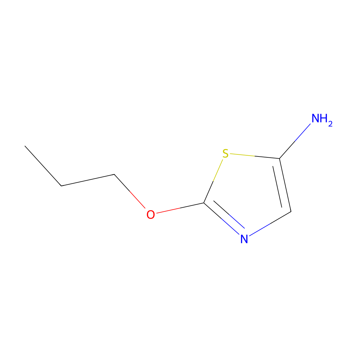 2-Propoxythiazol-5-amine molecular structure, CAS 1314355-13-9