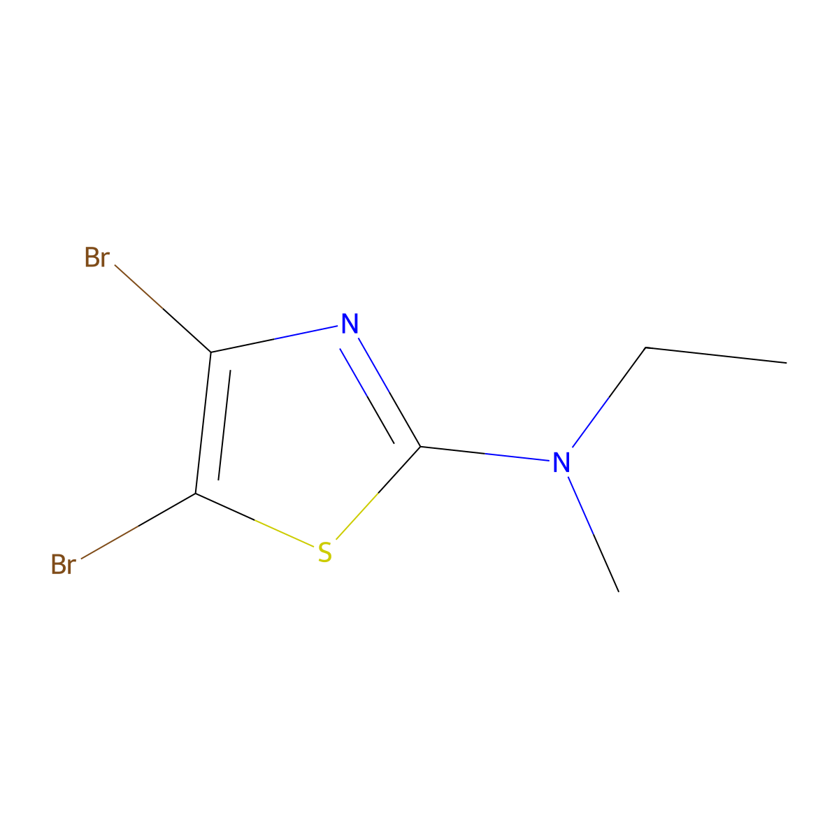 4,5-Dibromo-2-(methylethylamino)thiazole molecular structure, CAS 1314355-22-0