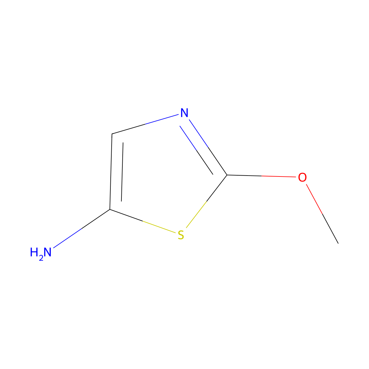 5-Amino-2-(methoxy)thiazole molecular structure, CAS 1314355-65-1
