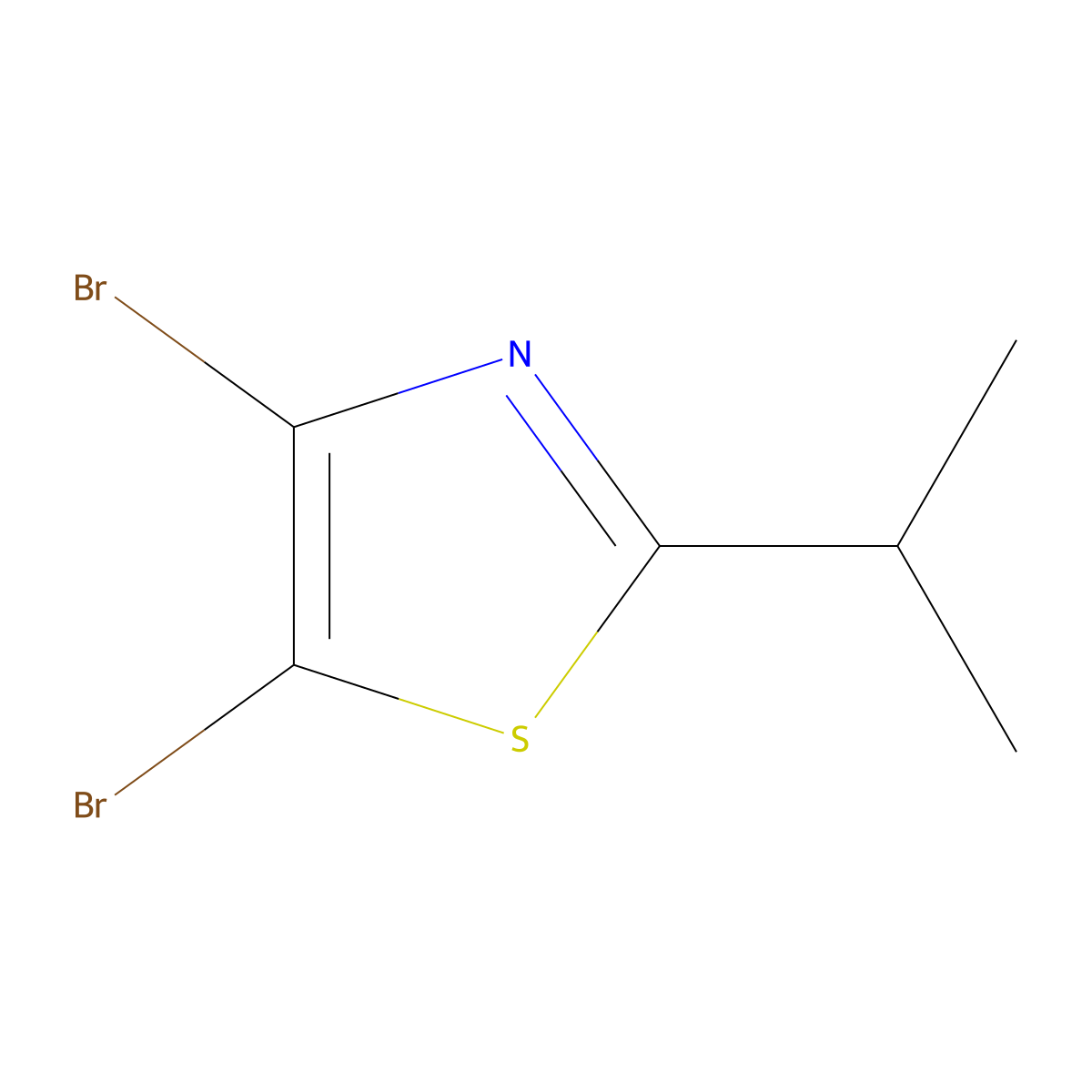 4,5-Dibromo-2-(iso-propyl)thiazole molecular structure, CAS 1314355-93-5