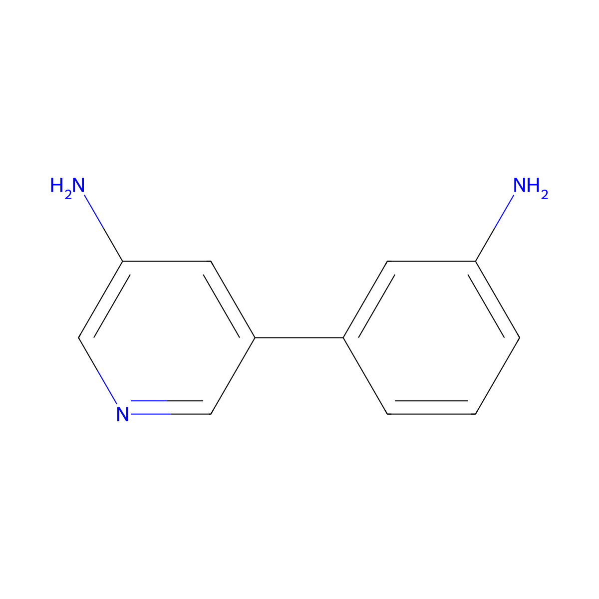 5-(3-Aminophenyl)pyridin-3-amine molecular structure, CAS 1314356-76-7