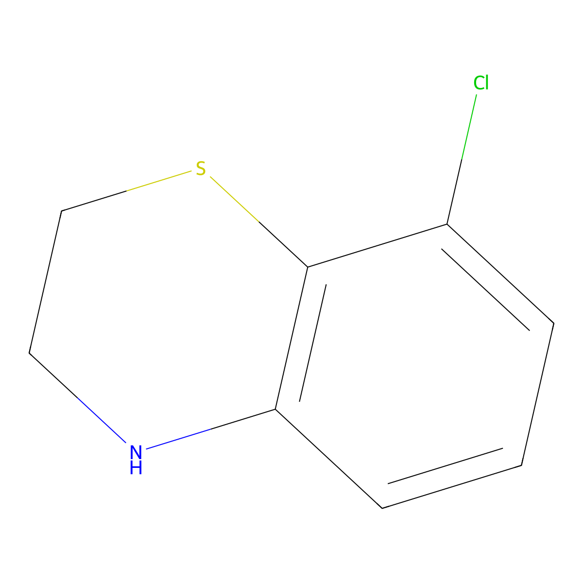 8-chloro-3,4-dihydro-2H-benzo[b][1,4]thiazine molecular structure, CAS 1314394-84-7