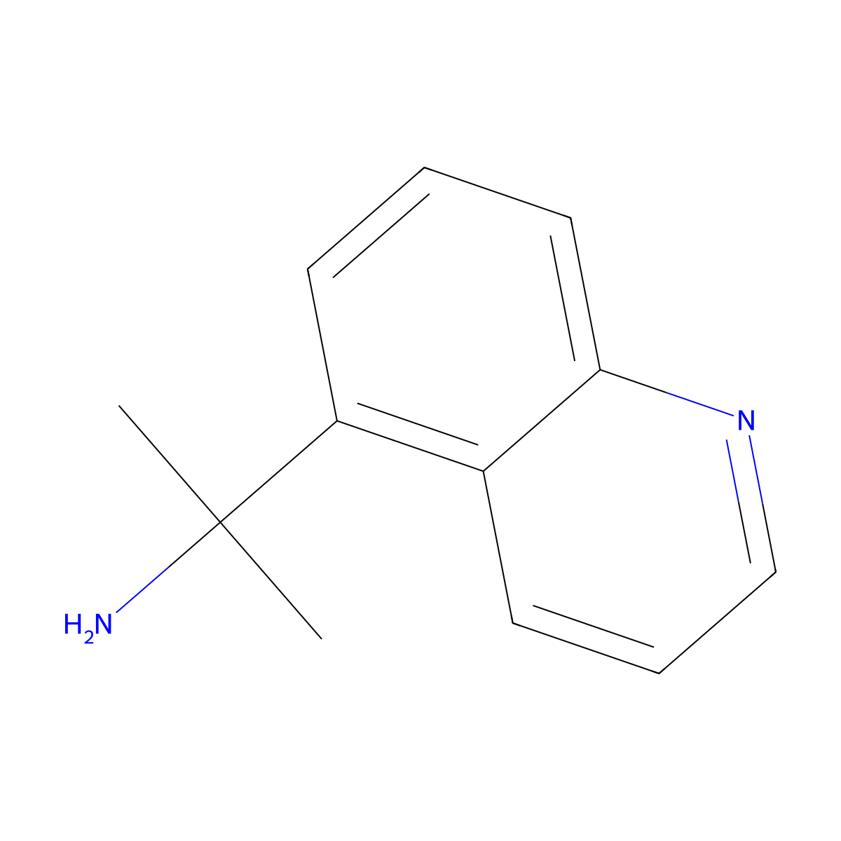 2-(Quinolin-5-yl)propan-2-amine molecular structure, CAS 1314643-71-4