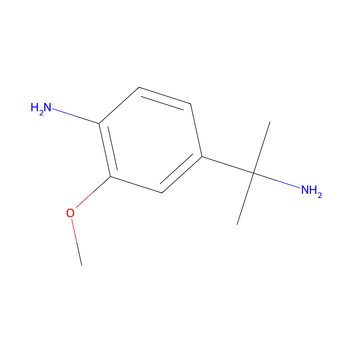 4-(2-Aminopropan-2-yl)-2-methoxyaniline molecular structure, CAS 1314673-93-2