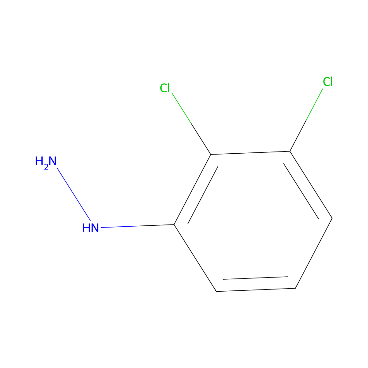 (2,3-Dichlorophenyl)hydrazine molecular structure, CAS 13147-14-3