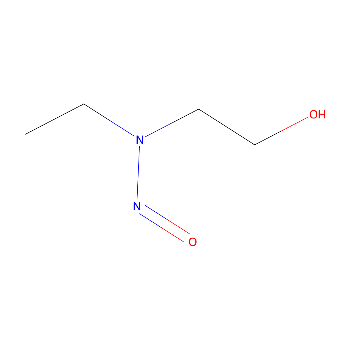 2-(Ethylnitrosoamino)ethanol molecular structure, CAS 13147-25-6