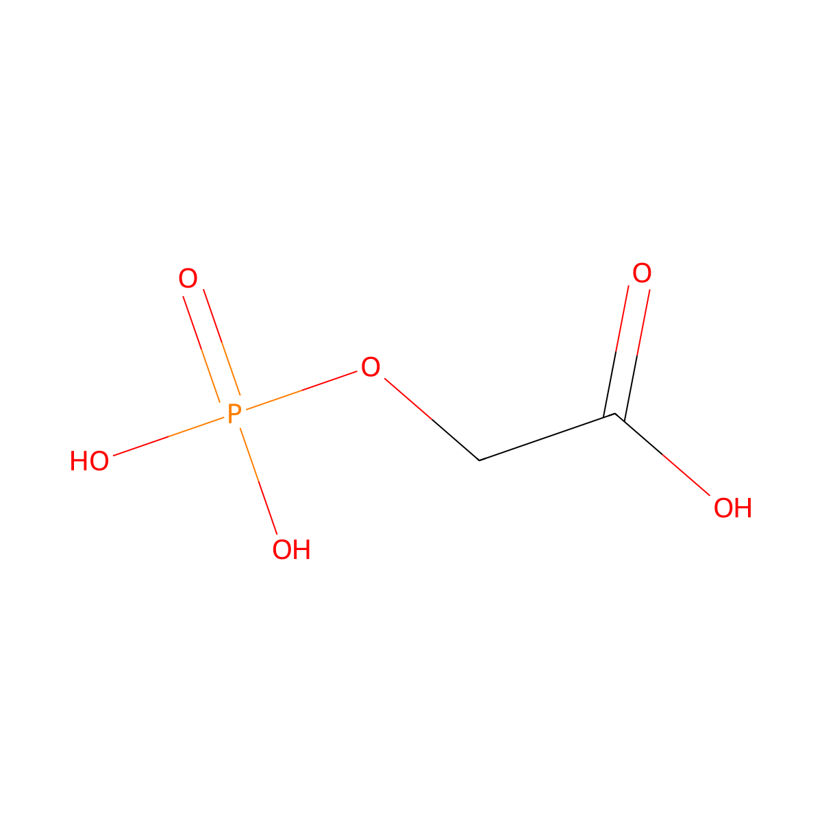 Phosphoglycolic Acid molecular structure, CAS 13147-57-4